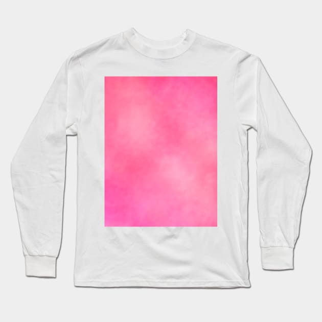 Pink Cotton Candy Fluff Dream Long Sleeve T-Shirt by Art by Deborah Camp